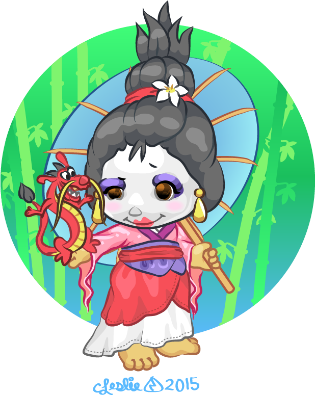 Fan Clipart Mulan - Png Download (774x774), Png Download