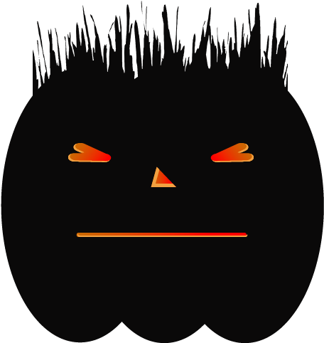 Not Amused Pumpkin Clipart (618x618), Png Download