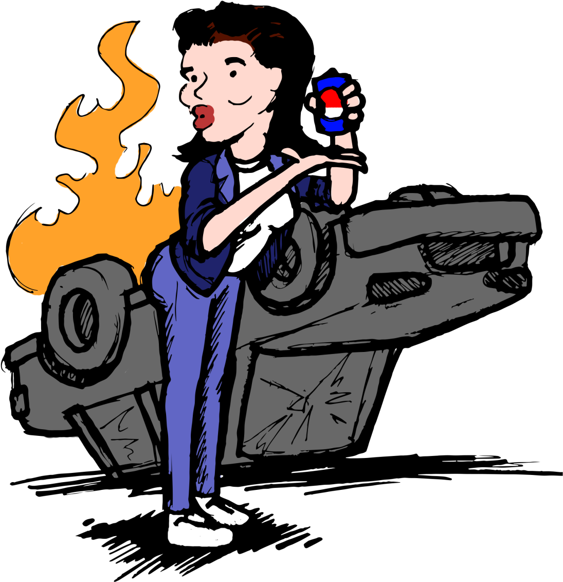 Who Knew All This Country Needed Was A Can Of Pepsi Clipart (1252x1653), Png Download