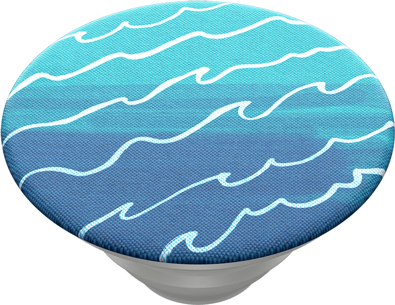 Blue Tidal Wave, Popsockets Clipart (989x1000), Png Download