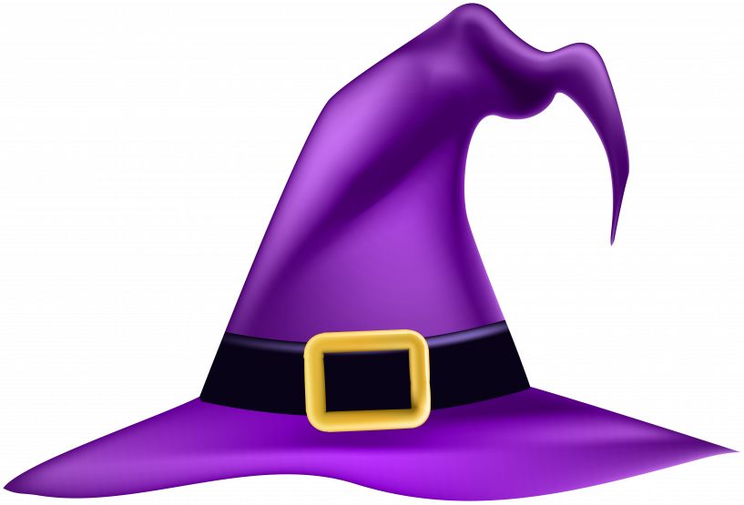 Halloween Witch Hat Clipart - Png Download (817x555), Png Download