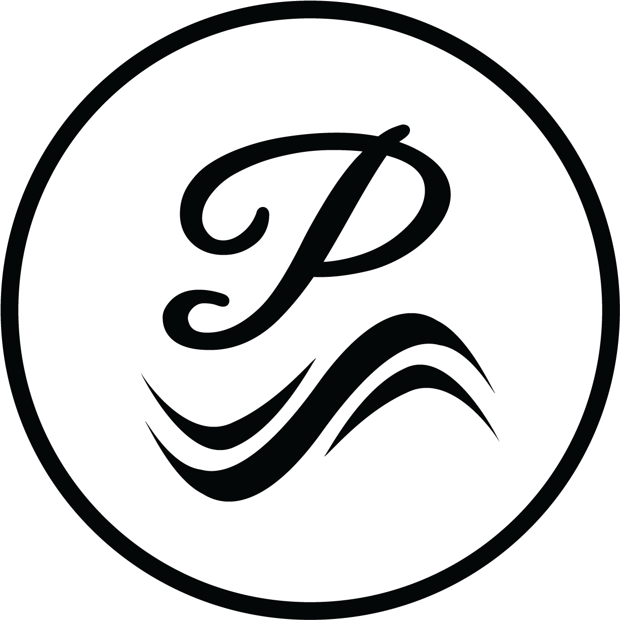 Logo Blue, Logo White, P Black, P Black Clipart (1500x1500), Png Download