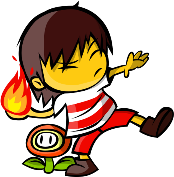 Fire Frisk By Sonic3245 Clipart (600x630), Png Download