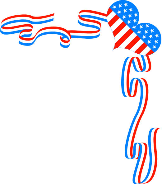 Americana Corner Clipart (521x590), Png Download