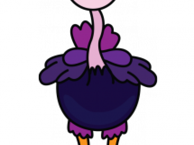 Ostrich Clipart Easy Draw - Png Download (640x480), Png Download