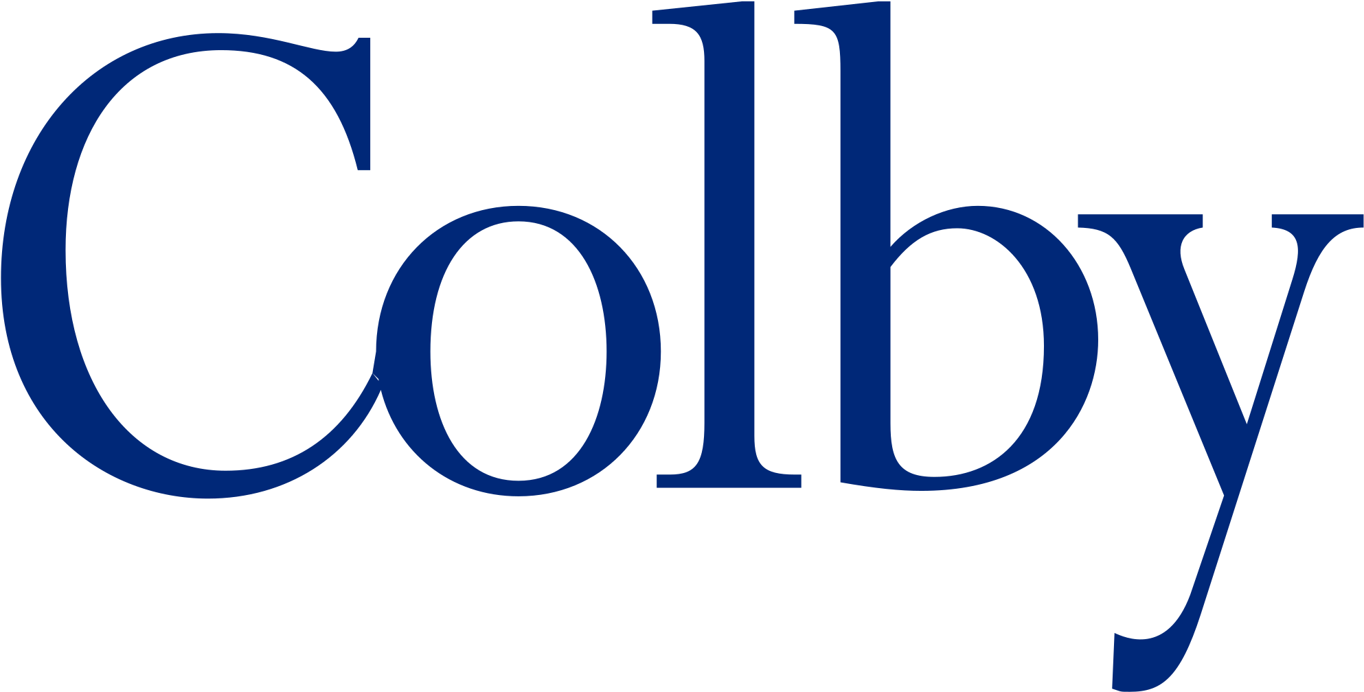 File Colby College Logo Clipart (2000x1024), Png Download