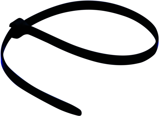 Hills Bc42 Black Cable Ties 200mm Clipart (1200x1200), Png Download