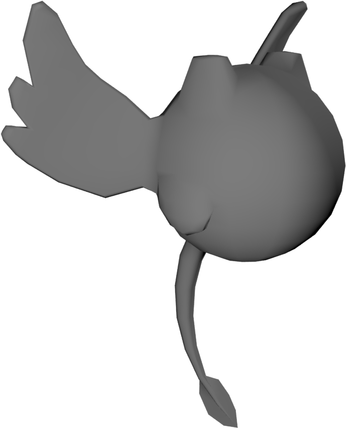 Flying Orb Creature Shaded Clipart (1920x1080), Png Download