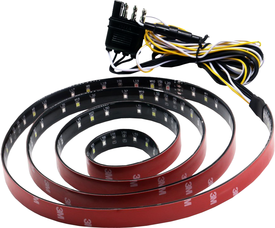 Led Tailgate Light Bar Light Strip Clipart (1002x896), Png Download