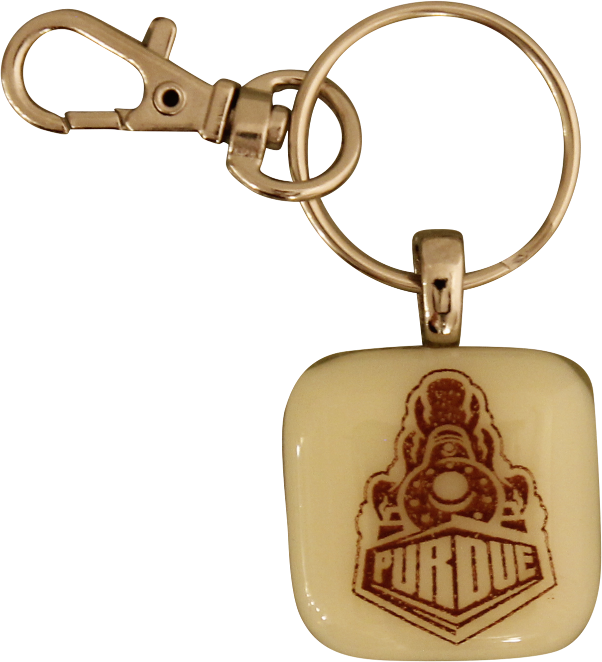 Purdue University Glass Key Chain Clipart (2000x2000), Png Download