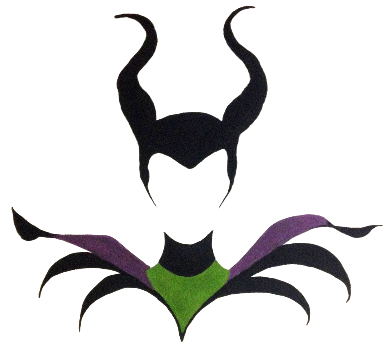 Maleficent Clipart (1346x1200), Png Download