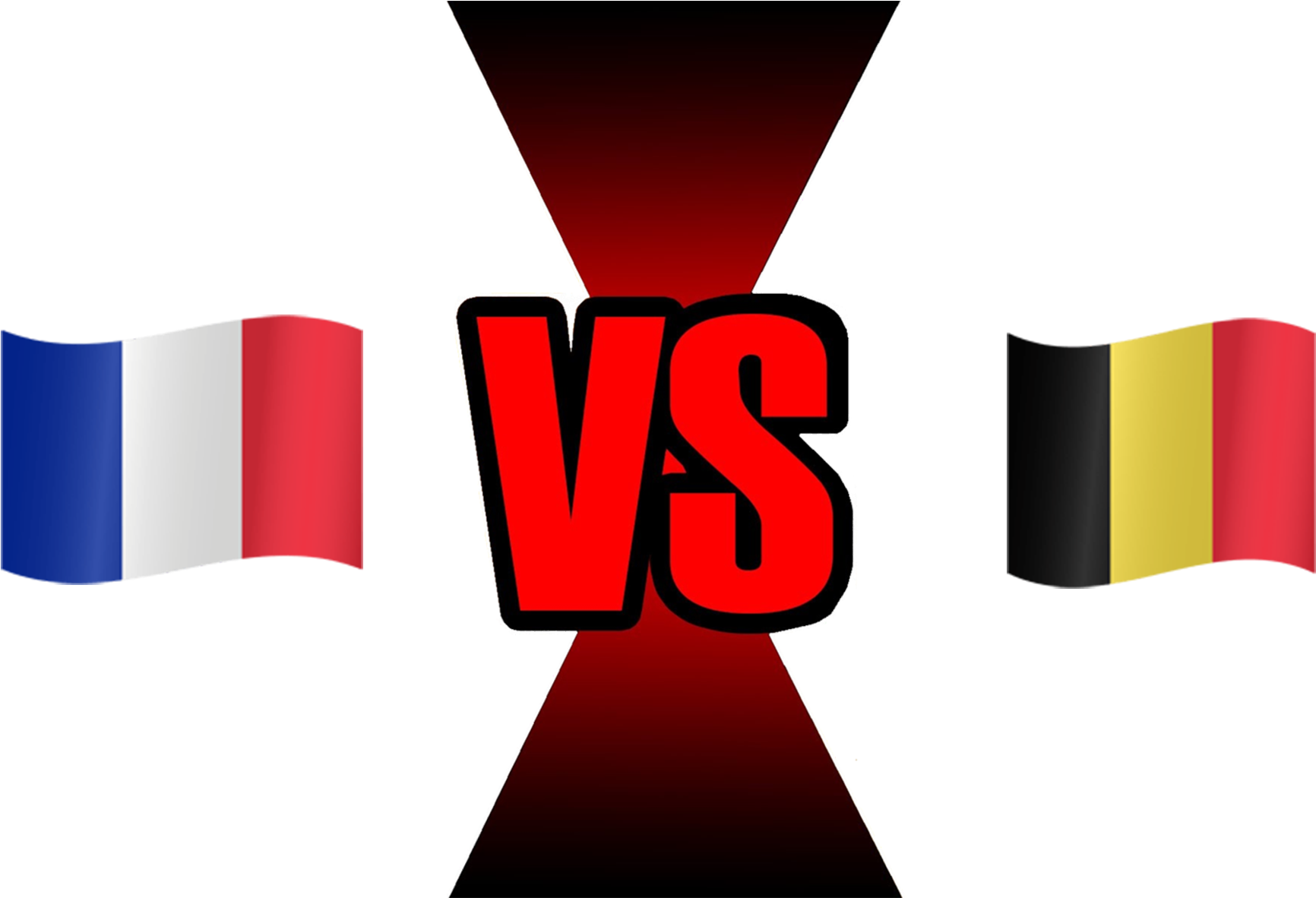 Fifa World Cup 2018 Semi-finals France Vs Belgium Png Clipart (1732x1182), Png Download