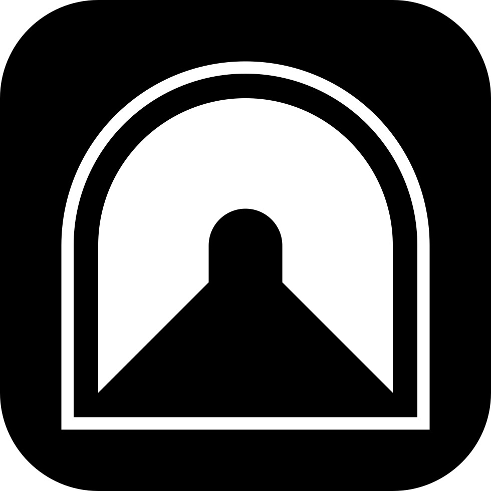 Tunnel Pathway Symbol Comments Clipart (980x980), Png Download
