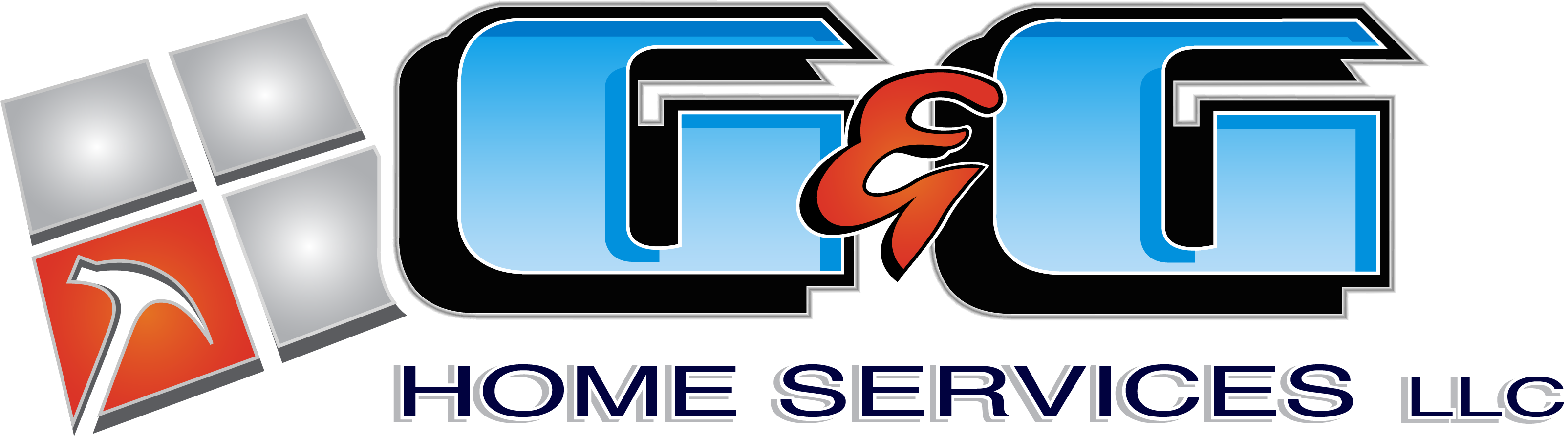 G & G Home Services Logo Clipart (3214x934), Png Download