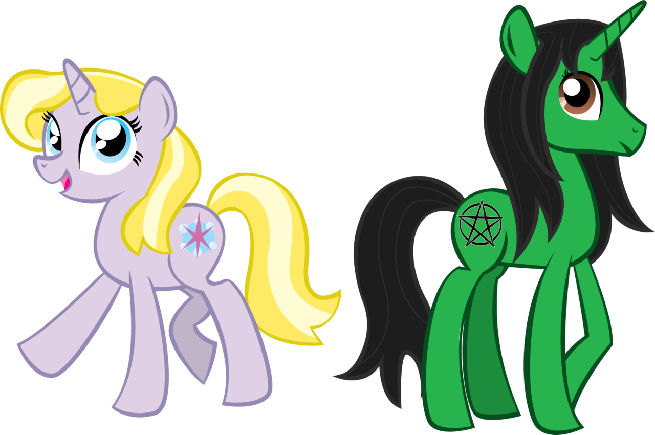 Artist Alisonwonderland Elphaba Galinda Ponified Artistalisonwonderland Clipart (1280x850), Png Download