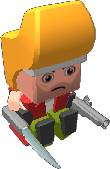 Main Protagonist Of The Metal Slug Series Clipart (768x768), Png Download