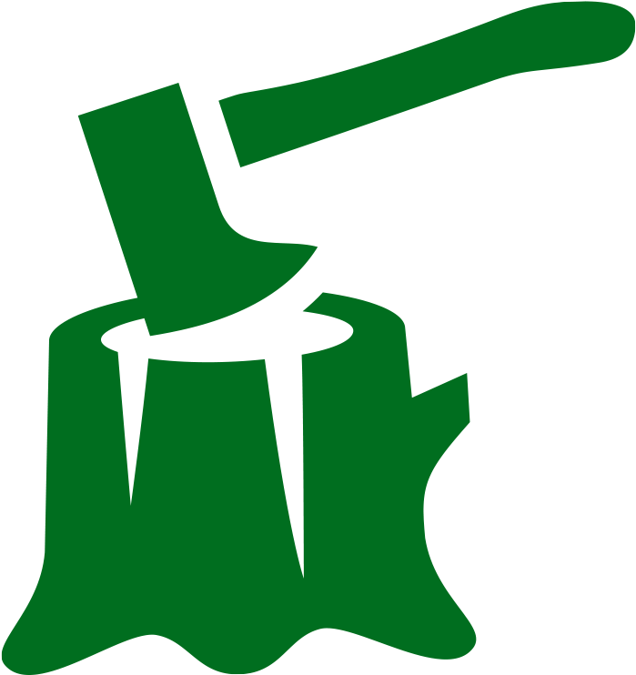 Axe Stump Clipart (800x800), Png Download