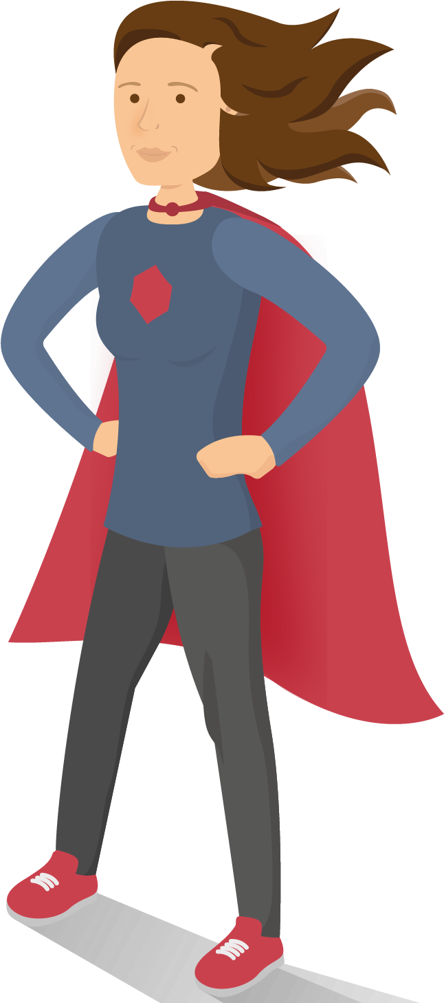 Ontopic Supergirl Clipart (652x1456), Png Download