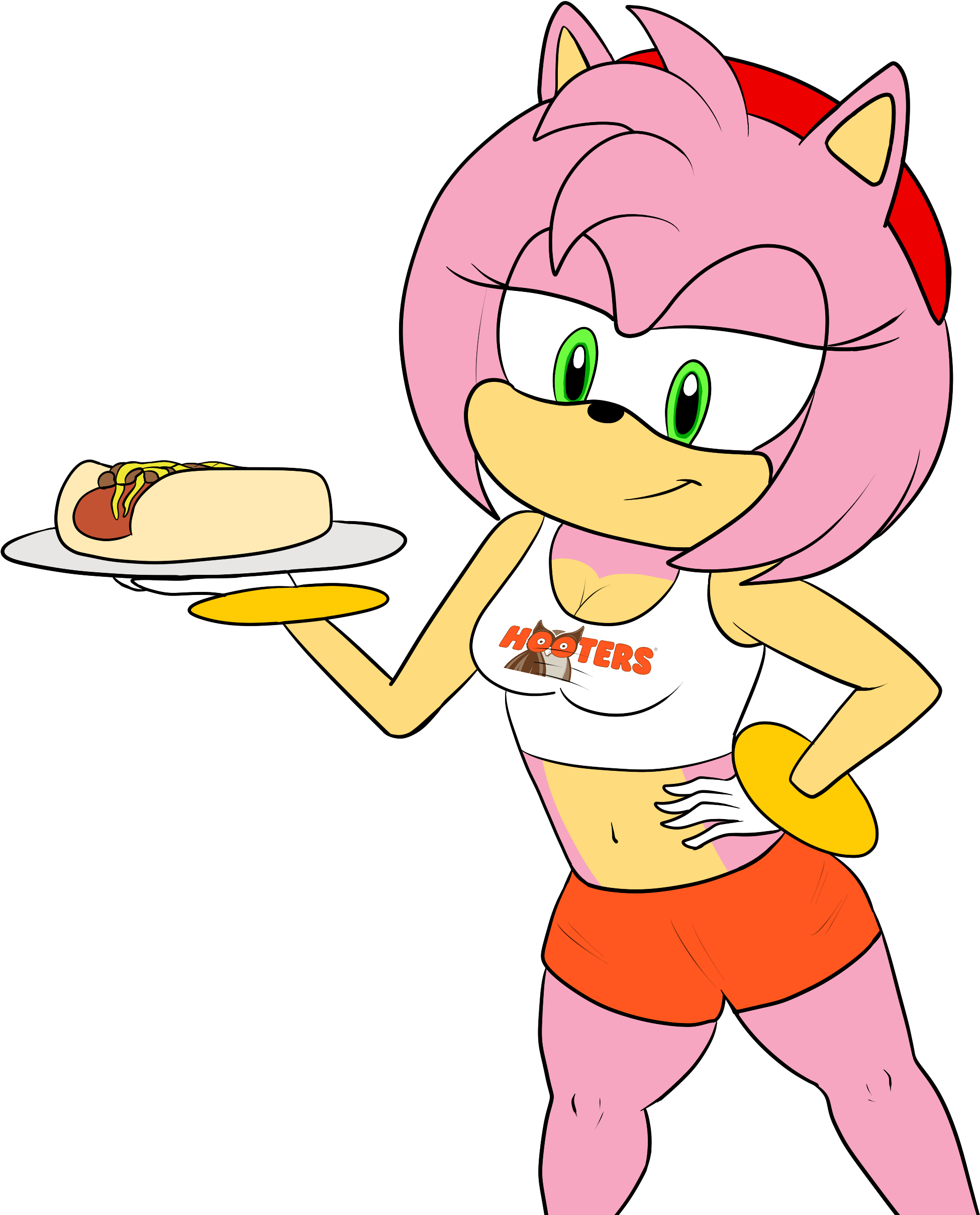 Hooters Sonic Forces Sonic The Hedgehog Clipart (2500x2500), Png Download