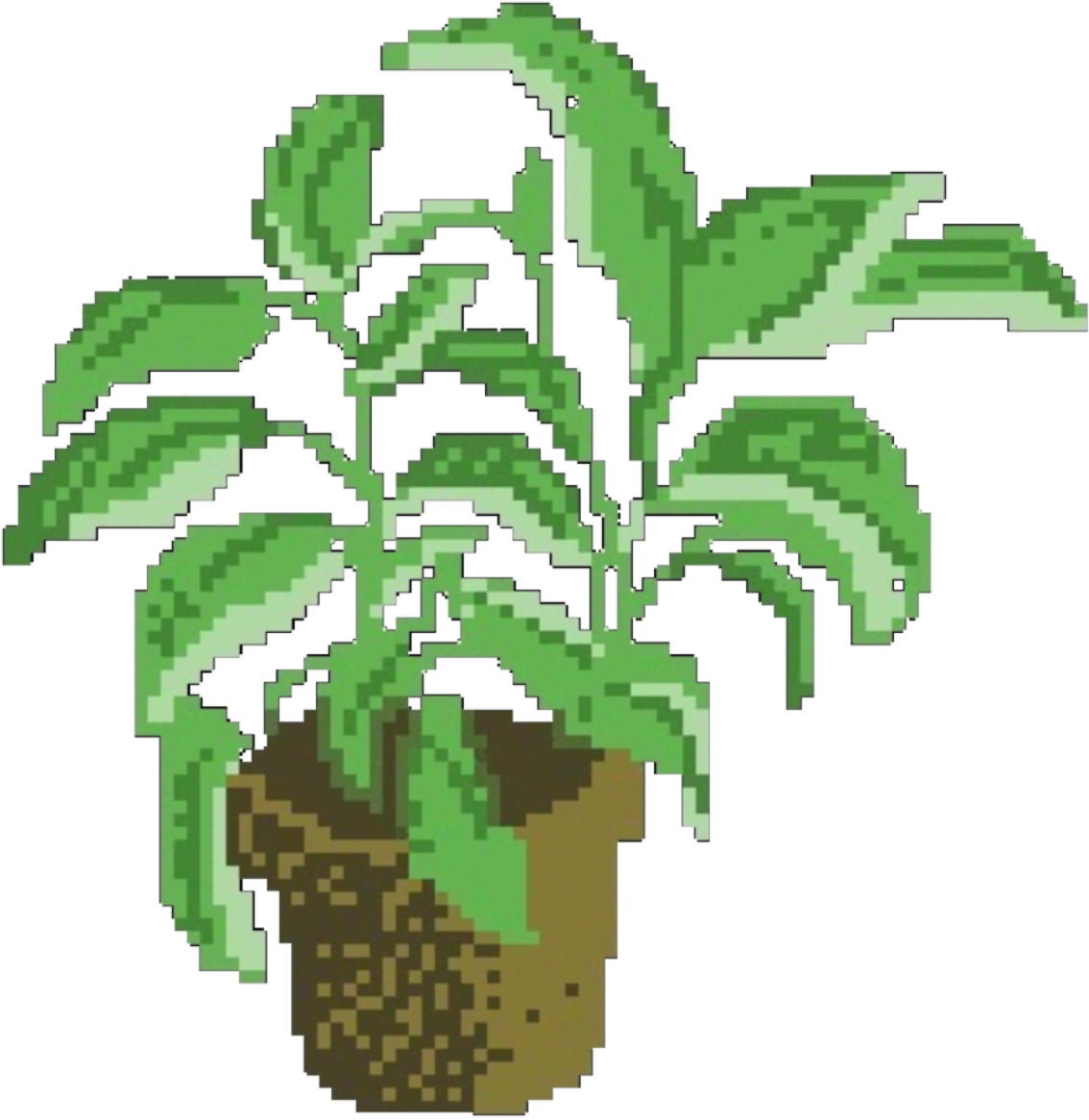 Download Hd Plants Aesthetic Transparent Background Clipart (1134x1166), Png Download