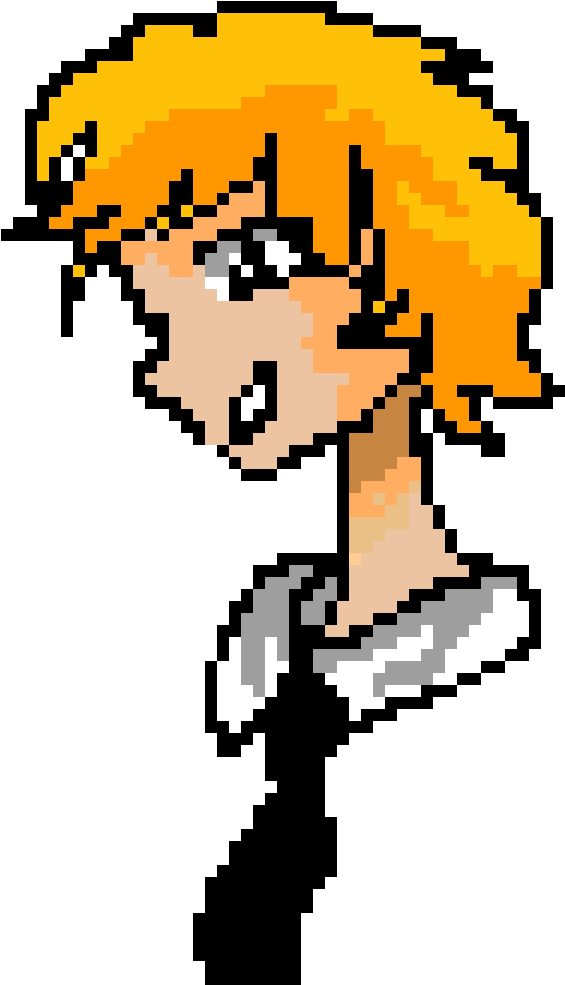 80's-ish Anime Drawing Clipart (1200x1200), Png Download