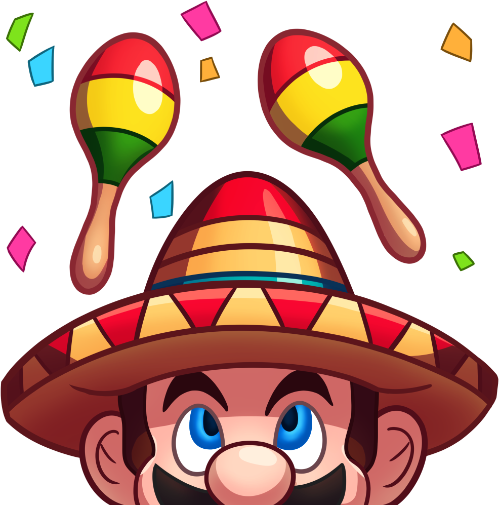 Mario Maracas Clipart (1000x1000), Png Download