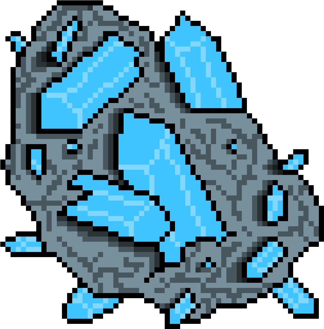 Crystal Asteroid Clipart (1152x1152), Png Download