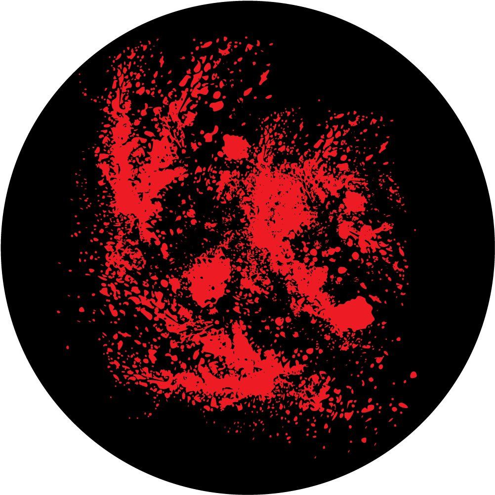 Apollo Design C2-1197 Angry Splat Glass Pattern Clipart (1200x1200), Png Download