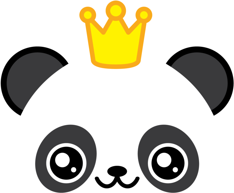 King Panda Clipart (854x805), Png Download