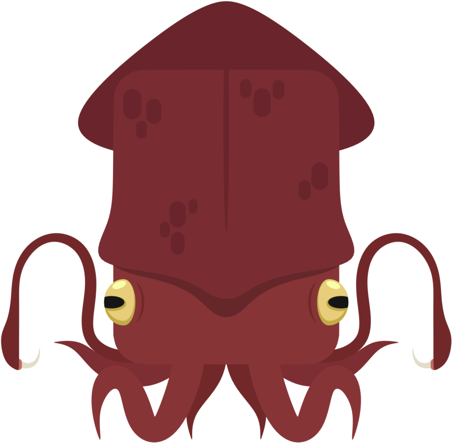 Colossal Squid Clipart (1000x916), Png Download