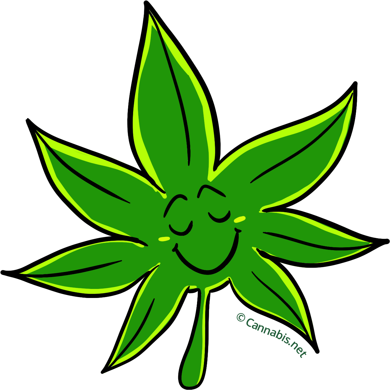 Marijuana Clipart Tropical Plant - Png Download (1245x1246), Png Download