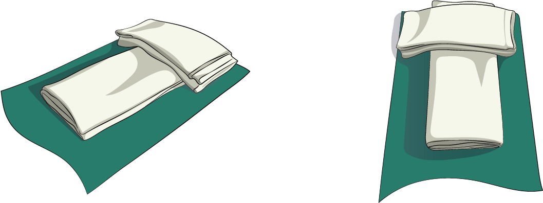 Blanket Clipart Folded Blanket - Png Download (1400x448), Png Download