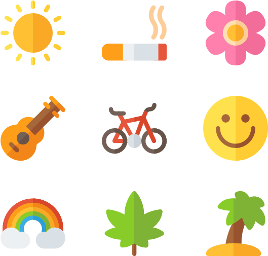 Hippies Clipart (600x564), Png Download