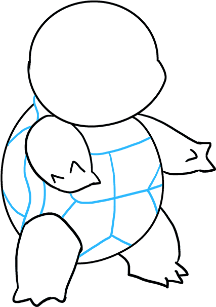 How To Draw Squirtle Clipart (680x678), Png Download