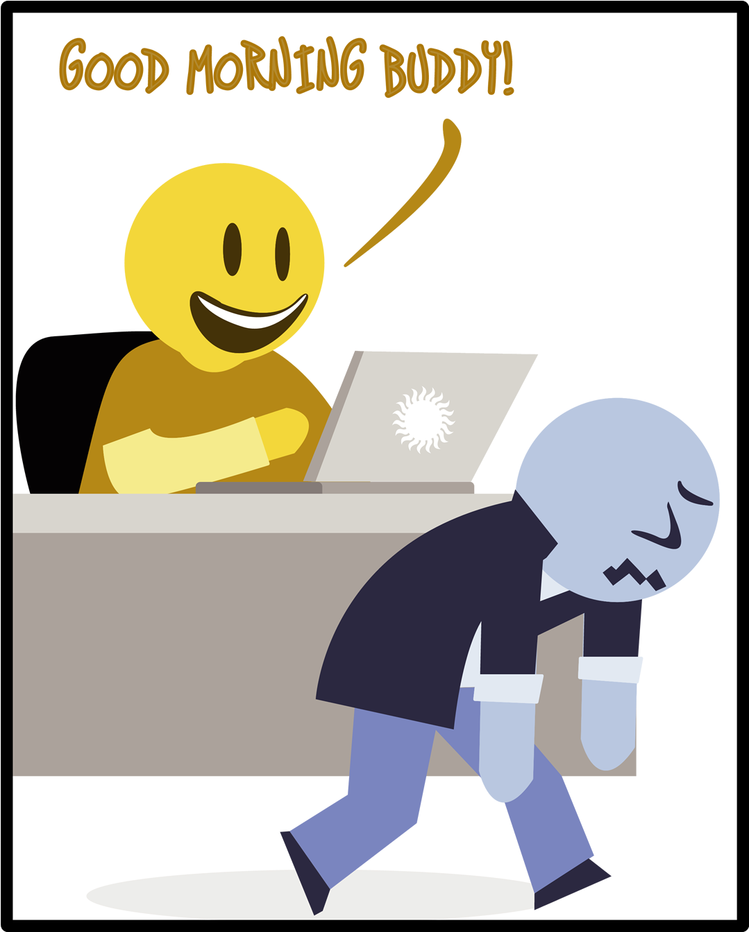 Sunny And Blue Clipart (1110x1413), Png Download