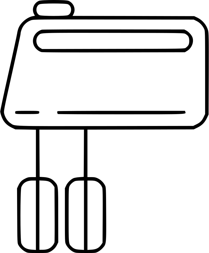 Hand Mixer Clip Art - Png Download (808x980), Png Download