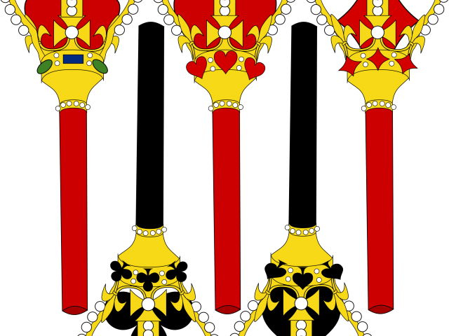 Crown And Scepter Clipart - Png Download (640x480), Png Download