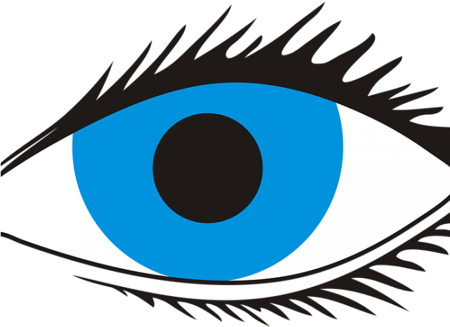 Blue Eyes Clipart Eyesight - Png Download (640x480), Png Download
