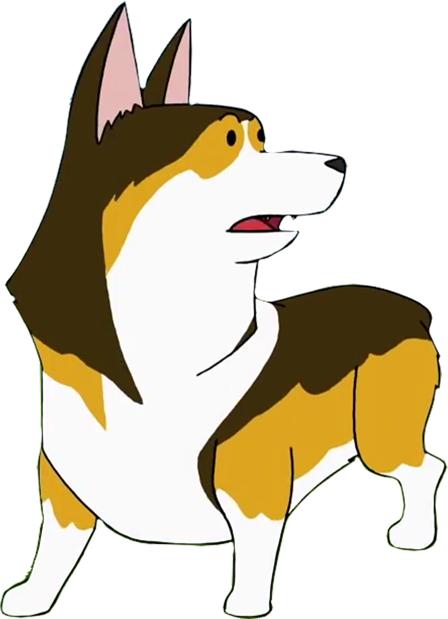 Messenger Corgi 2 Clipart (1498x2042), Png Download