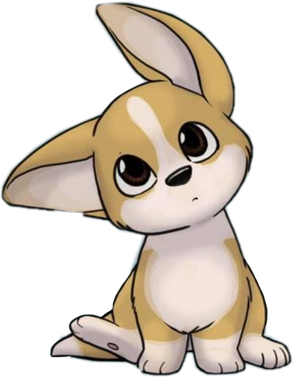 Corgi Sticker Clipart (1024x1317), Png Download