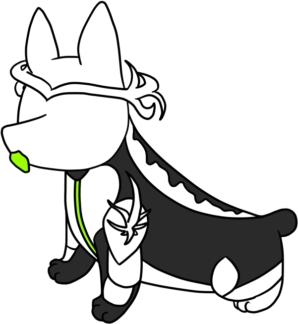 Corgi Oberon Clipart (650x700), Png Download