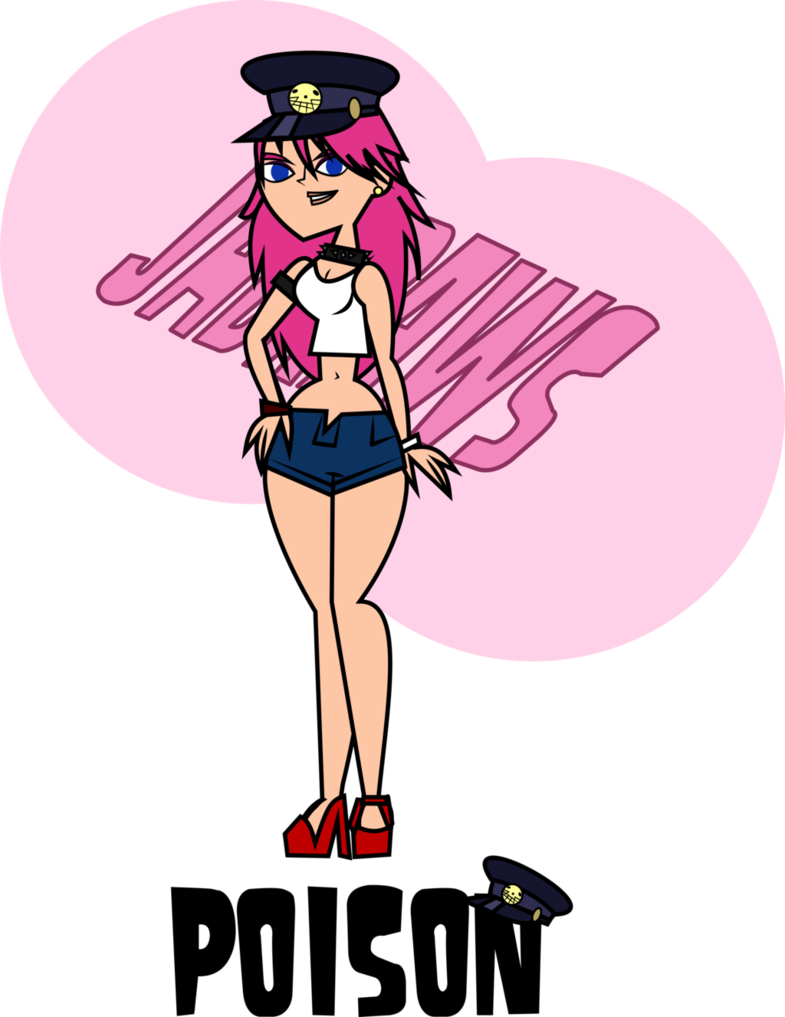 Poison On Total Drama Style By Jadraws Clipart (785x1017), Png Download