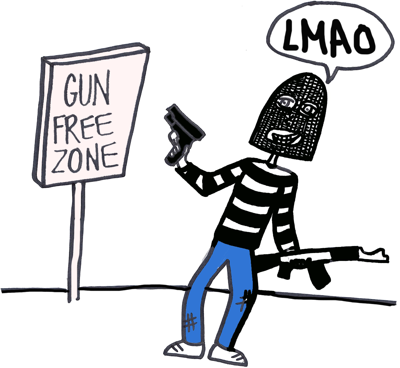 Gun-free Zones Do Not Work Clipart (1408x1274), Png Download