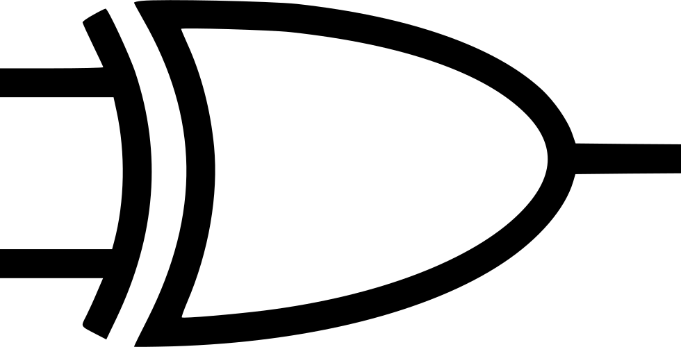 Xor Gate Comments Clipart (980x500), Png Download