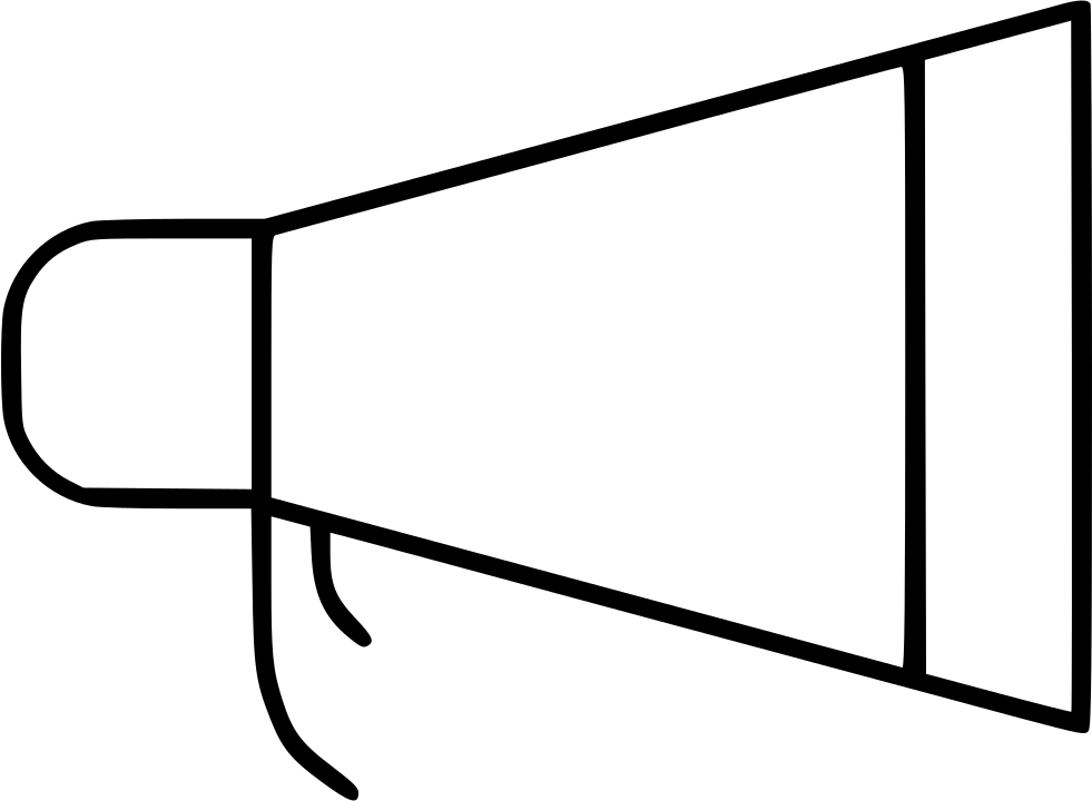 Megaphone Comments Clipart (981x720), Png Download