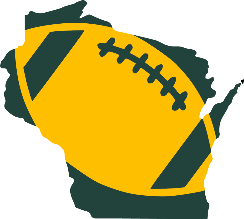 Green Bay Football Design Clipart (1024x918), Png Download