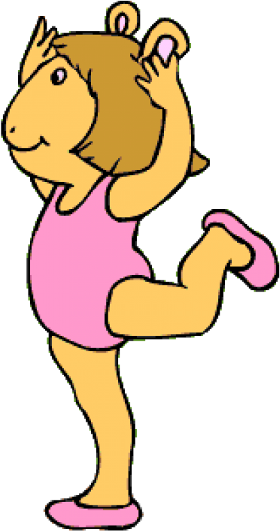 Free Png Download Arthur's Sister Doing Ballet Clipart Transparent Png (481x795), Png Download