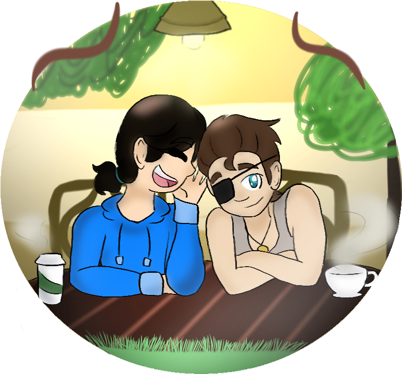 My Half Of An Art Trade With @guzzlord, They're Drawing Clipart (828x771), Png Download