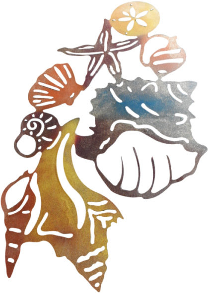 Mtl Seashells Design 1 No Background 1 570× Clipart (600x600), Png Download