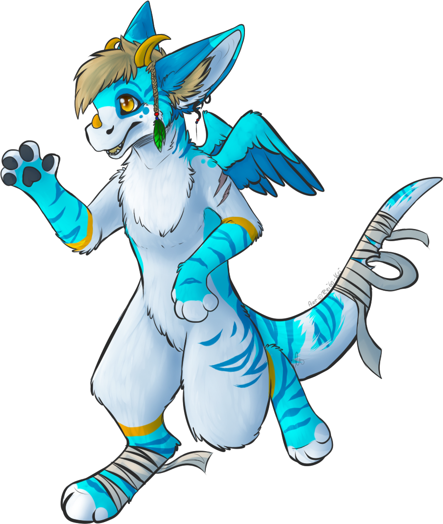 - - G - Just Wanted To Say Hello - - By Reita Kei Fur Clipart (910x1078), Png Download